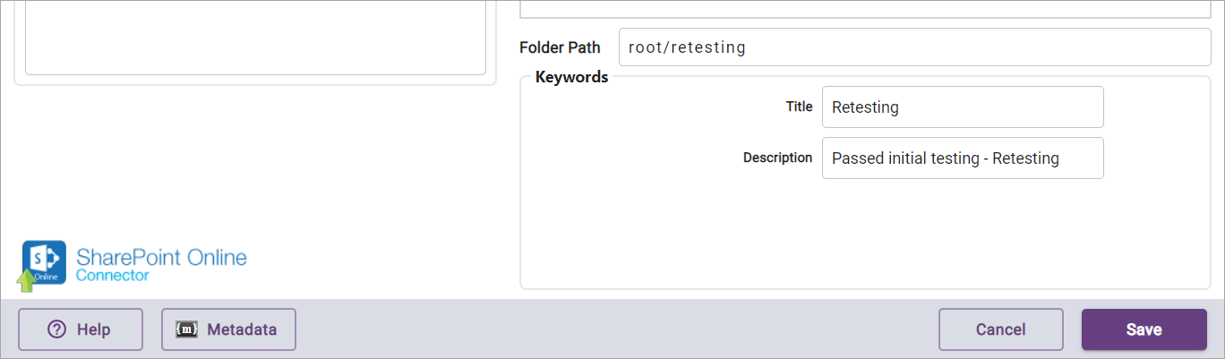 Pre-Configured Keywords