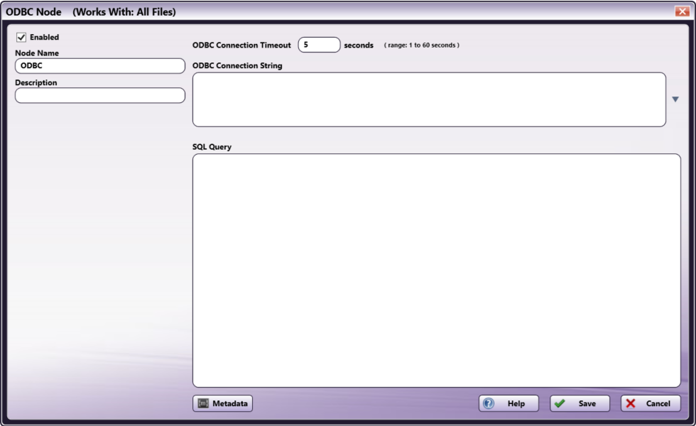 ODBC Node